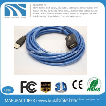 Cable de extensión USB3.0 de alta velocidad Kuyia macho a hembra azul 3m 5m 10m